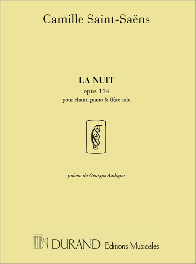 La Nuit Chant-Flute-Piano